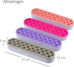 Make Up Organizer - Grijs - Make Up Holder - Kwasten Organizer - Make Up Houder - Nagellak/Lipstick Organizer - Lippenstift Houder - Siliconen -Cosmetische Kortingen Winkel 1200x1094 15