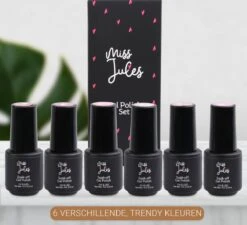 Miss Jules - 6-Delige Gellak Starterspakket - Nagellak - Kleur Pastel - Glanzend & Dekkend Resultaat -Cosmetische Kortingen Winkel 1200x1094 7