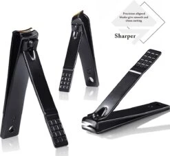 Nagelknipper Set - Pedicureset - 15 Delige - Roestvrij Staal - Met Draagkoffer - Geel Zwart -Cosmetische Kortingen Winkel 1200x1101 6