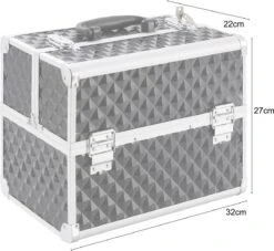 AREBOS Cosmeticakoffer Beauty Case Multikoffer 15 L Zwart 17 AREBOS Cosmeticakoffer Beauty Case Multikoffer 15 L Zwart -Cosmetische Kortingen Winkel 1200x1101 8