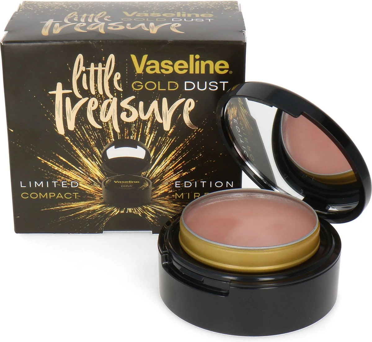 Vaseline® Vaseline Little Treasure Gold Dust Lipbalm Cadeauset 3 Vaseline® Vaseline Little Treasure Gold Dust Lipbalm Cadeauset