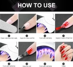 Gellak Starterspakket - 40 Kleuren - Basecoat - Topcoat - Gellak - Gellakset - Nagelset - Gelnagels - Nagellak - Gelnagel Kit - UV Lamp 36W - LED - Manicure Set - 40 Kleuren Gel Polish - Nail Art - Nagellamp - Nageldroger -Cosmetische Kortingen Winkel 1200x1109 3