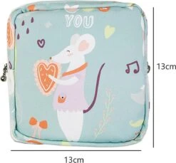 Maandverband Tasje - Make-up Tasje - Handig Opberg Tasje - Dames - Beige Plant 20 Maandverband Tasje - Make-up Tasje - Handig Opberg Tasje - Dames - Beige Plant -Cosmetische Kortingen Winkel 1200x1112 12