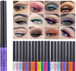 Handaiyan Liquid Eyeliner – 12 Verschillende Kleuren - Make Up – Set - Kleur - Cadeau - Kleuren - Waterproof & Langhoudend -Cosmetische Kortingen Winkel 1200x1116 2