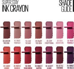 Maybelline SuperStay Ink Crayon Matte Lippenstift - 15 Lead The Way -Cosmetische Kortingen Winkel 1200x1116