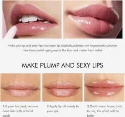 Natuurlijke Lip Plumper| Gember Extract & Vitamine E - Vollere Lippen - Lip Care - Lip Filler - Full Lips - Volume Van Je Lippen- Herstellende Lippen- Lipgloss Intense- Lip Maximizer - Mint Extract & Vitamine E- Selfcare - Extreme Lipgloss -Cosmetische Kortingen Winkel 1200x1121 1