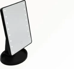 Draaibare Make-up Spiegel Met 16 Ingebouwde LED Lampjes - Zwart - Verlichting - Cosmetica - Draaibaar - Spiegel - LED - Make-up - Make-up Spiegel -Cosmetische Kortingen Winkel 1200x1121 9