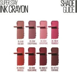 Maybelline SuperStay Ink Crayon Matte Lippenstift - 15 Lead The Way -Cosmetische Kortingen Winkel 1200x1122 2