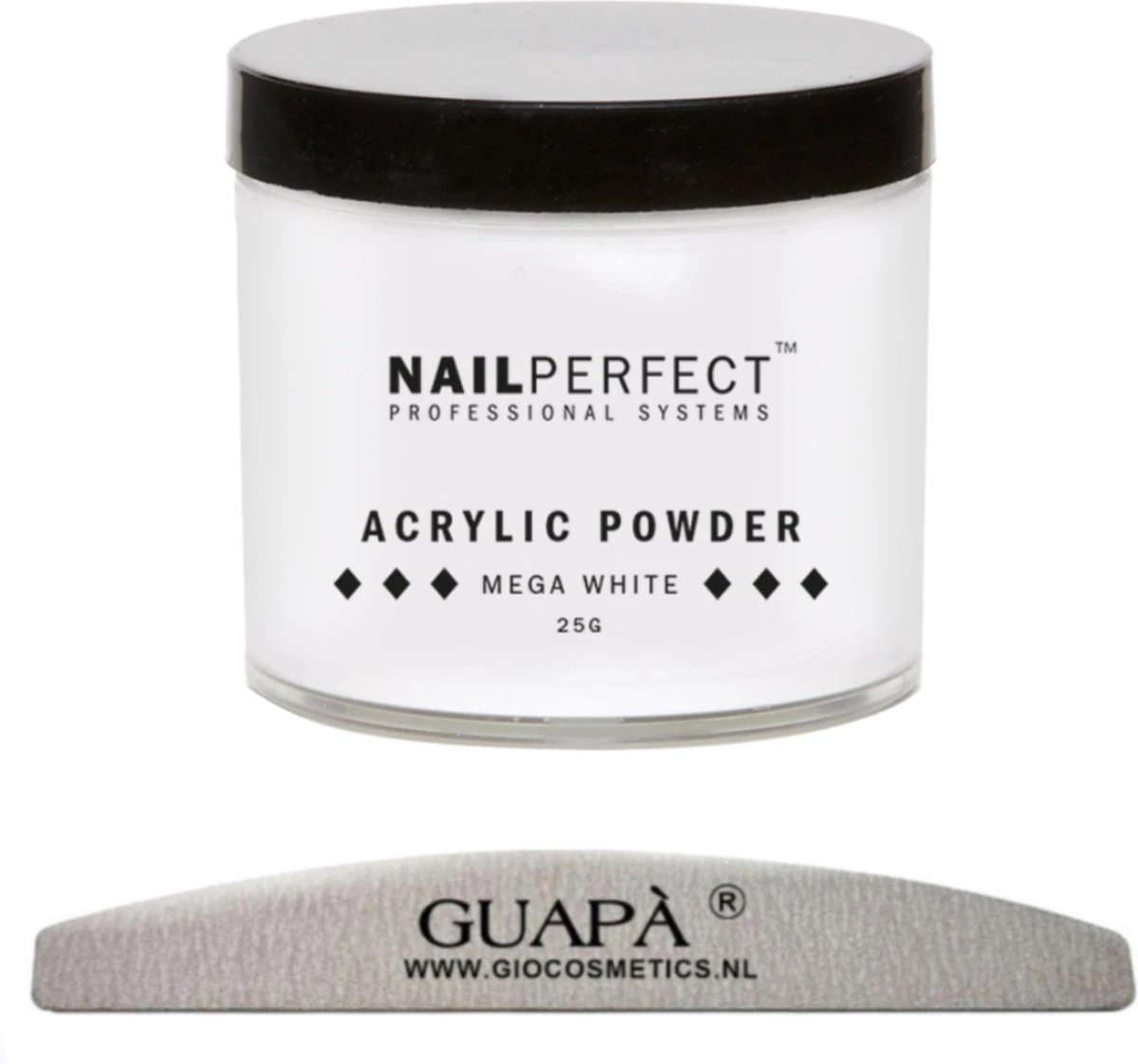 GUAPÀ® Acrylpoeder Wit | Acrylic Powder Mega White | 25 Gr | Professionele Acryl Poeder 3 GUAPÀ® Acrylpoeder Wit | Acrylic Powder Mega White | 25 Gr | Professionele Acryl Poeder
