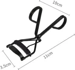 INTER-ESQUE® Wimperkruller - Eyelash Curler + 3x Gratis Extra Siliconen Pad & 3x Extra Kam - Zwart -Cosmetische Kortingen Winkel 1200x1123 15