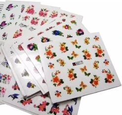 Pakket Van 50 Vellen Met Water Transfer Stickers / Decals - Sparkolia Nagel Styling - Nail Art Velletjes - Nagelstickers -Cosmetische Kortingen Winkel 1200x1127 9