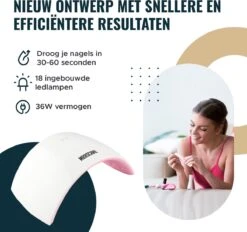 MOOSCARE 36 Watt LED Lamp Voor Gellak Nagels – Nageldroger – Gellak Lamp - UV Lamp Gelnagels - Nail Art Nagellamp - Gel Nagellak Nageldroger -Cosmetische Kortingen Winkel 1200x1129 7