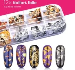 Evvie© Nail Art Kit - Penselen Met Dotting Tools - Strass Steentjes - Rhinestones - Nagel Folie - Diamantjes - Striping Tape – 65-delig -Cosmetische Kortingen Winkel 1200x1133 10