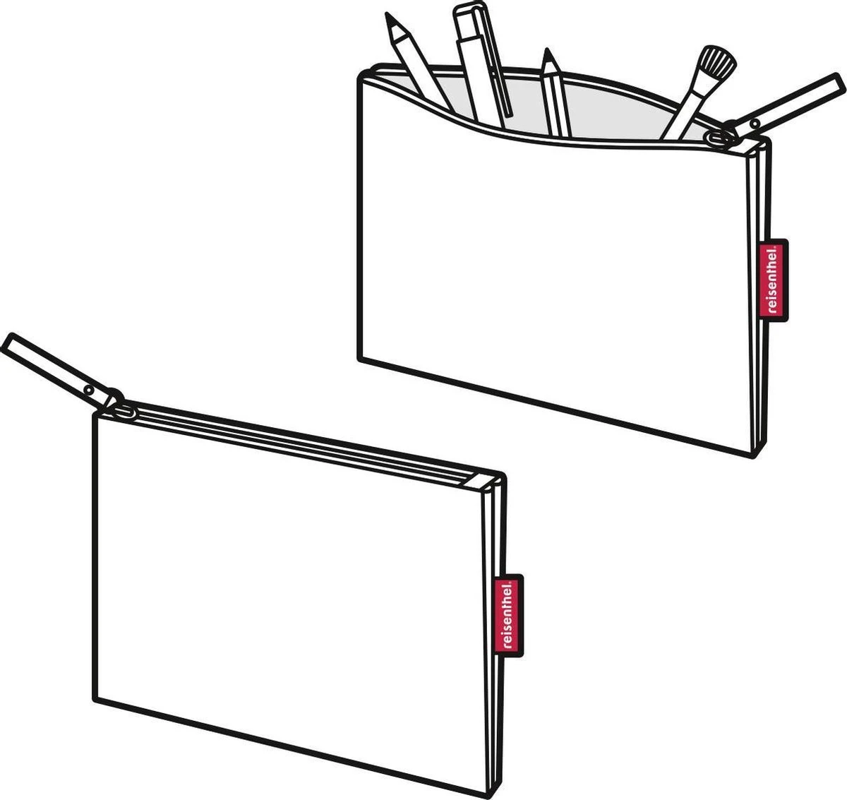 Reisenthel Case 1 Make-Up/Pennen Etui - 0,25L - Signature Navy Blauw 4 Reisenthel Case 1 Make-Up/Pennen Etui - 0,25L - Signature Navy Blauw - Afbeelding 2