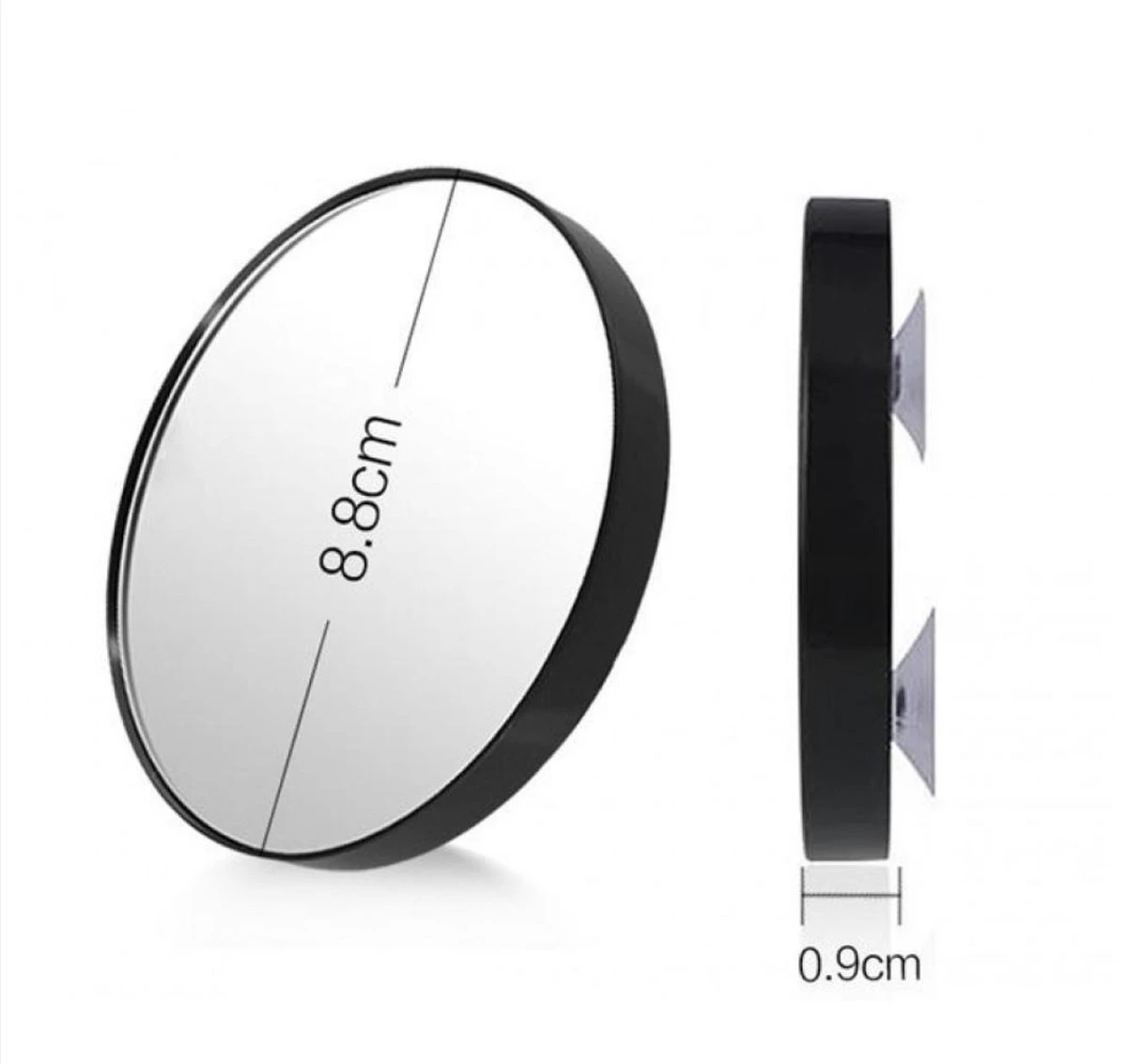 Spiegel Met Zuignappen - Vergroot Tot 10x 4 Spiegel Met Zuignappen - Vergroot Tot 10x - Afbeelding 2