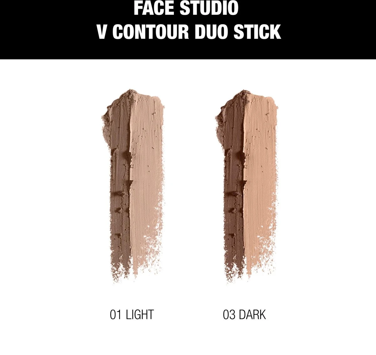 Maybelline Master Contour V-Shape Duo Stick - Light - Contouring 11 Maybelline Master Contour V-Shape Duo Stick - Light - Contouring - Afbeelding 9