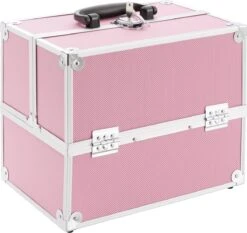 AREBOS Cosmeticakoffer Beauty Case Multikoffer 15 L Roze