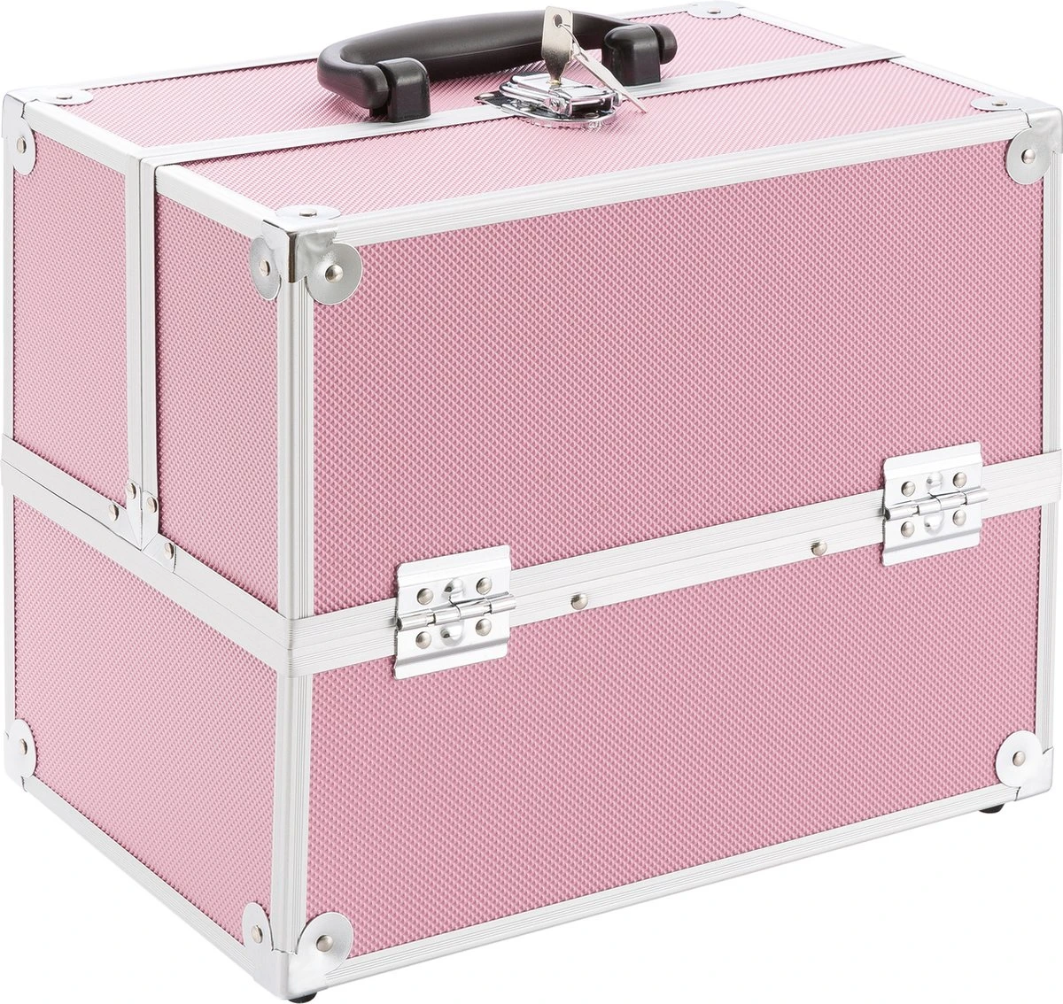 AREBOS Cosmeticakoffer Beauty Case Multikoffer 15 L Roze 3 AREBOS Cosmeticakoffer Beauty Case Multikoffer 15 L Roze