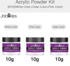 Acrylnagels Set | Nail Art | Liquid MMA Free | Wit, Roze & Transparant -Cosmetische Kortingen Winkel 1200x1134 7