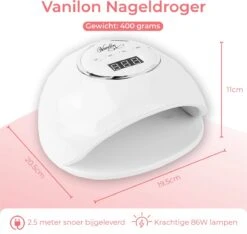 Vanilon UV Lamp Gelnagels - Gellak Nagel Droger - 86W LED - 2,5 Meter Snoer 18 Vanilon UV Lamp Gelnagels - Gellak Nagel Droger - 86W LED - 2,5 Meter Snoer -Cosmetische Kortingen Winkel 1200x1138 4