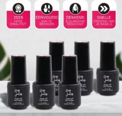 Miss Jules - 6-Delige Gellak Starterspakket - Nagellak - Kleur Paars, Roze & Glitter - Glanzend & Dekkend Resultaat 23 Miss Jules - 6-Delige Gellak Starterspakket - Nagellak - Kleur Paars, Roze & Glitter - Glanzend & Dekkend Resultaat -Cosmetische Kortingen Winkel 1200x1138 7