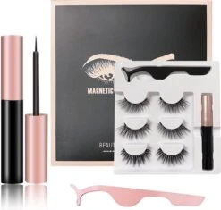 Magnetische Wimpers -Magnetische Eyeliner - 3 Set Wimpers - Magnetic Lashes - Eyelashes - Fake Lashes - 3D Wimpers