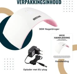 MOOSCARE 36 Watt LED Lamp Voor Gellak Nagels – Nageldroger – Gellak Lamp - UV Lamp Gelnagels - Nail Art Nagellamp - Gel Nagellak Nageldroger -Cosmetische Kortingen Winkel 1200x1145 11