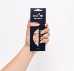 Herome Nail Wraps Pink & Gold Marble - Nagelstickers - Nail Art - Zonder Droogtijd - 2x10 Stickers -Cosmetische Kortingen Winkel 1200x1145 13