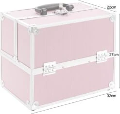 AREBOS Cosmeticakoffer Beauty Case Multikoffer 15 L Roze 24 AREBOS Cosmeticakoffer Beauty Case Multikoffer 15 L Roze -Cosmetische Kortingen Winkel 1200x1145 16