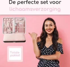 ⭐ATV PERFECTUM Luxe 18-delige - Manicure Set - Met Lederen Opbergetui - Manicureset - Nagelschaartje - Manicuresetje -Cosmetische Kortingen Winkel 1200x1146 12