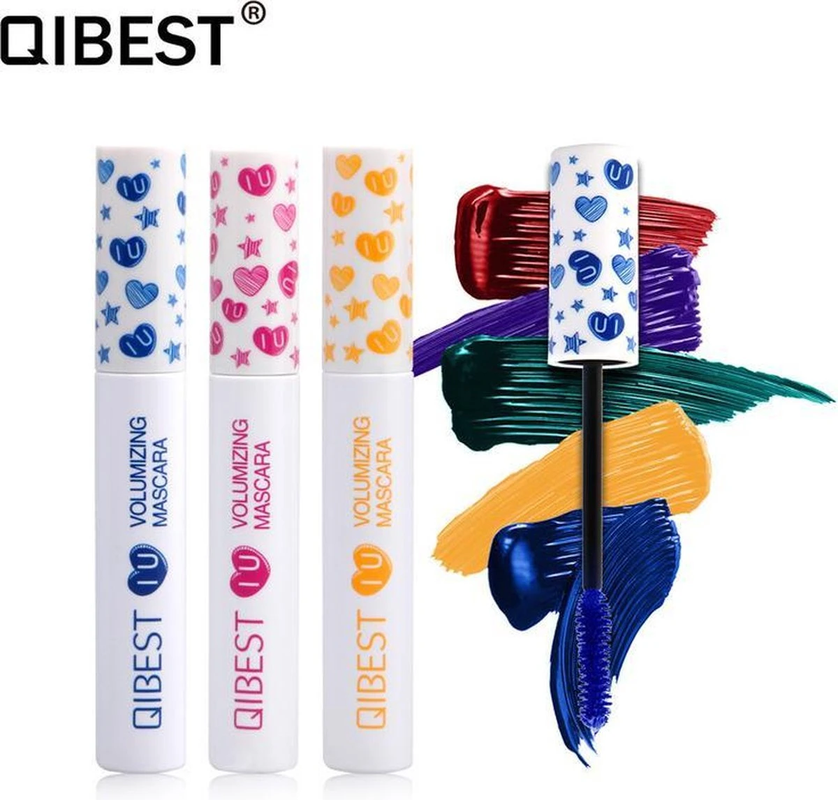 QIBEST® Volume Mascara |Hippe Kleuren |Basis Zwart | Accentueer Uw Wimpers Met Een Zomerse Glamour | Accentueer Uw Natuurlijke Oogkleur | Waterproof 9 QIBEST® Volume Mascara |Hippe Kleuren |Basis Zwart | Accentueer Uw Wimpers Met Een Zomerse Glamour | Accentueer Uw Natuurlijke Oogkleur | Waterproof - Afbeelding 7