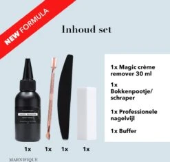 Marnifique® - NEW FORMULA - Gellak Cream Remover Set 30 Ml - Gel Polish Remover - Gellak Remover - Gel Polish - Gellak Verwijderen - Gellak Verwijderaar - Nagellak Remover - BIAB Remover - Vijl - Aceton -Cosmetische Kortingen Winkel 1200x1146 5