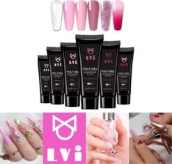 Elvi Polygel Starterskit - Complete Set Inc. USB UV/Led Mini Lamp-Nagelverlenging- Polygel 6 X 15g Perfecte Kleuren Roze - Polyacryl UV Nagellak-Quick Extension Temperature Color Changing UV Gel Pink 28 Elvi Polygel Starterskit - Complete Set Inc. USB UV/Led Mini Lamp-Nagelverlenging- Polygel 6 X 15g Perfecte Kleuren Roze - Polyacryl UV Nagellak-Quick Extension Temperature Color Changing UV Gel Pink -Cosmetische Kortingen Winkel 1200x1147 4