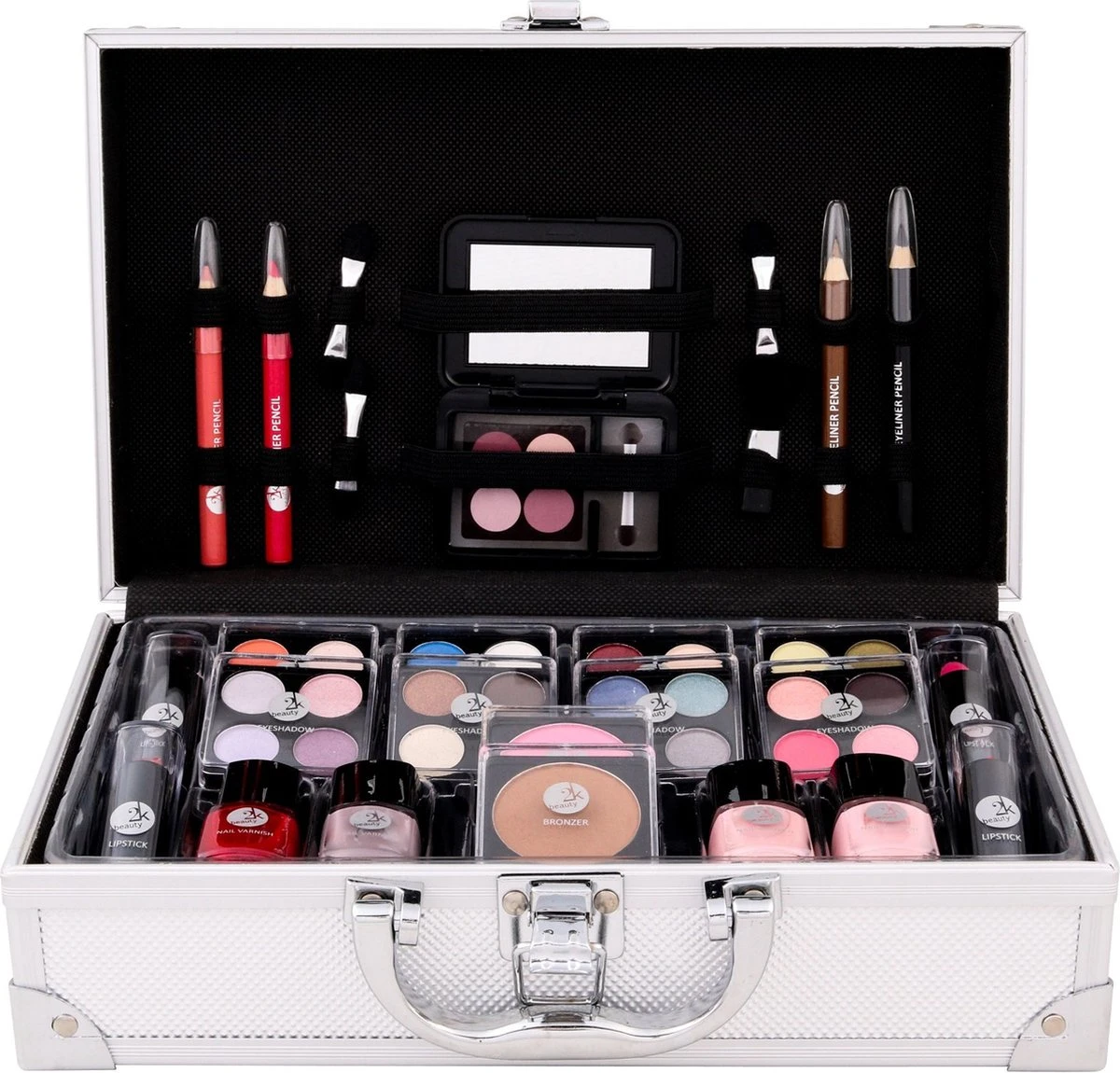 Briconti Make-up Koffer In Aluminium Design, 51-delig 3 Briconti Make-up Koffer In Aluminium Design, 51-delig