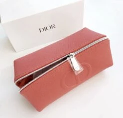 DIOR COSMETIC/MAKEUP BEAUTY LOGO BAG/CASE POUCH CLUTCH CORAL PINK -Cosmetische Kortingen Winkel 1200x1150 21