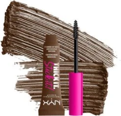 NYX Professional Makeup - Tick It. Stick It! Brow Mascara - #06-brunette 1 U -Cosmetische Kortingen Winkel 1200x1152 9