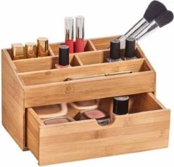 Zeller Present Houten Bureau Organizer - C-04-4-CHout - Sorteervakken & Duurzaam -Cosmetische Kortingen Winkel 1200x1155 27