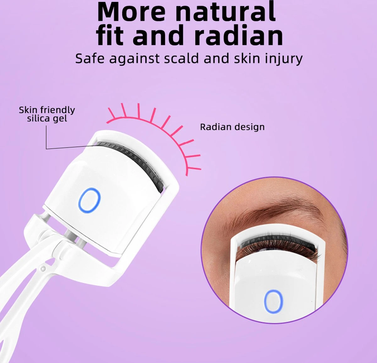 BeautyTech Elektrische Wimperkruller/Wimperkrultang - Wit - Oplaadbaar - Beauty - Verzorging - Make Up 10 BeautyTech Elektrische Wimperkruller/Wimperkrultang - Wit - Oplaadbaar - Beauty - Verzorging - Make Up - Afbeelding 8