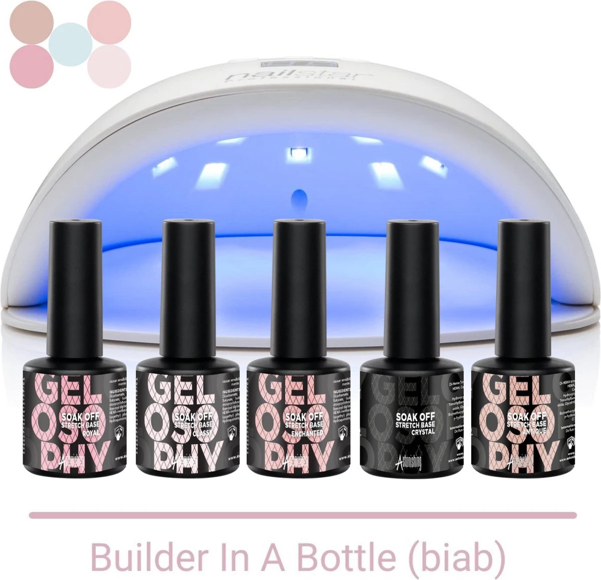 GUAPÀ® BIAB Builder Gel In A Bottle | BIAB Nagellak | Gelnagels Starterspakket | Nagellak | Gellak Pink | Builder Gel | 5 X 7 Ml BIAB Essentials Kit + Nagel Led Lamp 3 GUAPÀ® BIAB Builder Gel In A Bottle | BIAB Nagellak | Gelnagels Starterspakket | Nagellak | Gellak Pink | Builder Gel | 5 X 7 Ml BIAB Essentials Kit + Nagel Led Lamp