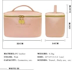 "Make Up Tas – Cosmetica Tas - Make Up Bag – Travel Make Up Tas – Ruim – Duurzaam " -Cosmetische Kortingen Winkel 1200x1158 40