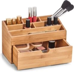Zeller Present Houten Bureau Organizer - C-04-4-CHout - Sorteervakken & Duurzaam -Cosmetische Kortingen Winkel 1200x1159 43