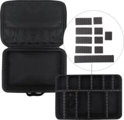 Cosmetica Koffer - Make-up Koffer Met Verstelbare Vakken - Visagie En Nagelstyliste Beauty Koffer - 35x25x11CM -Cosmetische Kortingen Winkel 1200x1160 18