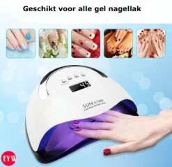 Nageldroger - Nageldrogers - 80 Watt UV LED Lamp Nagels - 45 Leds - Nagellak Droger - UV LED Lamp - Nagellamp - Nail Dryer - Nageldroger Voor Gel Nagellak - Gewone Nagellak - Wit -Cosmetische Kortingen Winkel 1200x1160 8