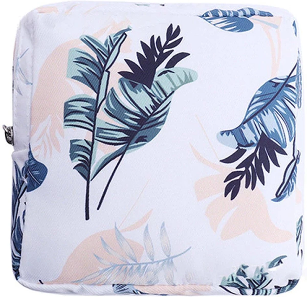 Maandverband Tasje - Make-up Tasje - Handig Opberg Tasje - Dames - Beige Plant 3 Maandverband Tasje - Make-up Tasje - Handig Opberg Tasje - Dames - Beige Plant