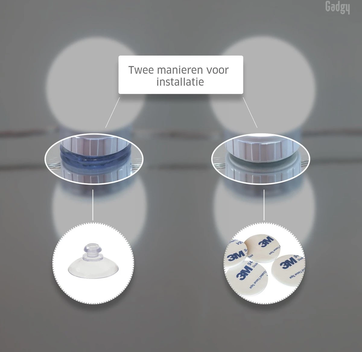 Gadgy Hollywood Spiegel Met Verlichting – Spiegel Met Licht - 10 LED Lampen - Dimbaar (SPIEGEL NIET INBEGREPEN) 8 Gadgy Hollywood Spiegel Met Verlichting – Spiegel Met Licht - 10 LED Lampen - Dimbaar (SPIEGEL NIET INBEGREPEN) - Afbeelding 6