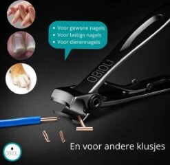 Obioli ™ Nagelknipper Set - Luxe Cadeau Doos Voor Mannen En Vrouwen - Nageltang - Nagelschaar - Kalknagels - Teennagel - Met Nagelvijl - Zwart - Groot - Gift Box -Cosmetische Kortingen Winkel 1200x1167 49