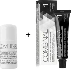 Combinal Wenkbrauw En Wimperverf - Zwart + Combinal Waterstofperoxide 5% - Wimpers - Wenkbrauwen - Wenkbrauwverf - Combideal -Cosmetische Kortingen Winkel 1200x1169 3