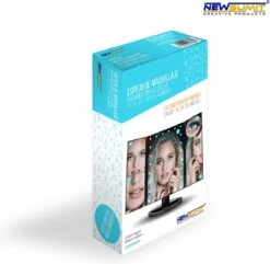 Make-Up Spiegel Met LED Verlichting - Zwart - Vergrootspiegels - Cosmetica/ Visagie Spiegel - 180° Draaibaar - Werkt Op AAA Batterijen én USB - Inclusief USB Kabel -Cosmetische Kortingen Winkel 1200x1170 52