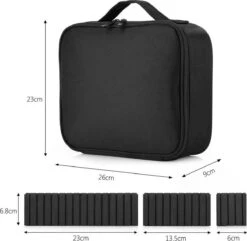 Cosmetica Koffer - Make-up Koffer Met Verstelbare Vakken - Visagie En Nagelstyliste Beauty Koffer - 26x23x9CM 25 Cosmetica Koffer - Make-up Koffer Met Verstelbare Vakken - Visagie En Nagelstyliste Beauty Koffer - 26x23x9CM -Cosmetische Kortingen Winkel 1200x1171 18
