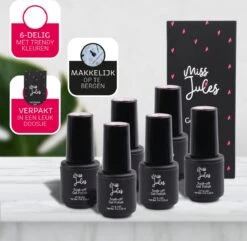 Miss Jules - 6-Delige Gellak Starterspakket - Nagellak - Kleur Paars, Lila & Glitter - Glanzend & Dekkend Resultaat 15 Miss Jules - 6-Delige Gellak Starterspakket - Nagellak - Kleur Paars, Lila & Glitter - Glanzend & Dekkend Resultaat -Cosmetische Kortingen Winkel 1200x1172 19